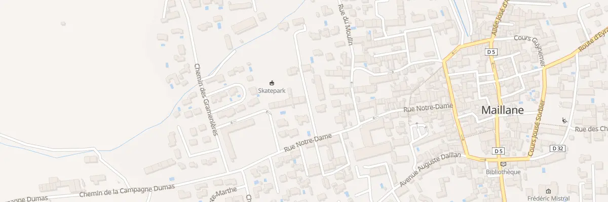 Plan du 5356 Rue Notre-Dame à Maillane