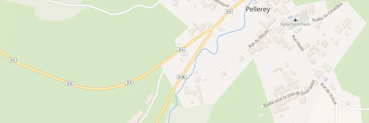 Plan du 9041 Rte de Chanceaux à Pellerey