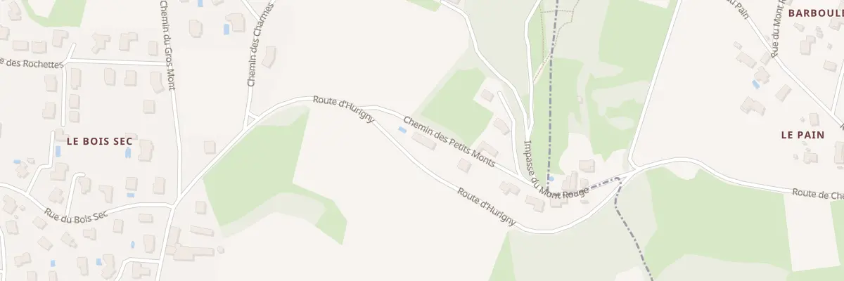 Plan du 391 Rte d’Hurigny à Chevagny-les-Chevrières