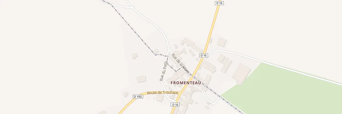 Plan du 3 Rue de la Mare (Fromenteau) à Saint-Martin-du-Mont