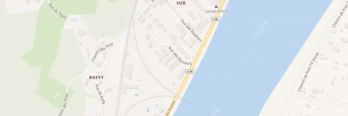 Plan du 1 All des Barreurs à La Voulte-sur-Rhône