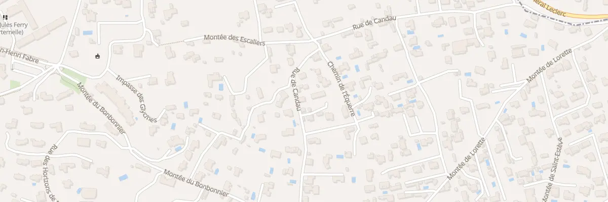 Plan du 14 Rue de Candau aux Angles