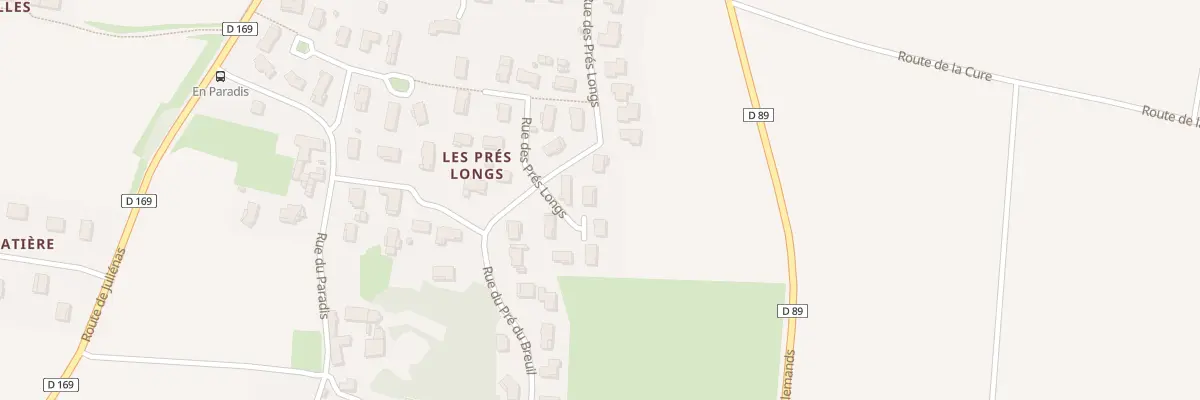 Plan du 274 Rue des Prés Longs à Vinzelles