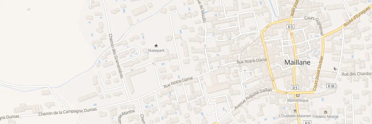 Plan du 50 Rue Notre-Dame à Maillane