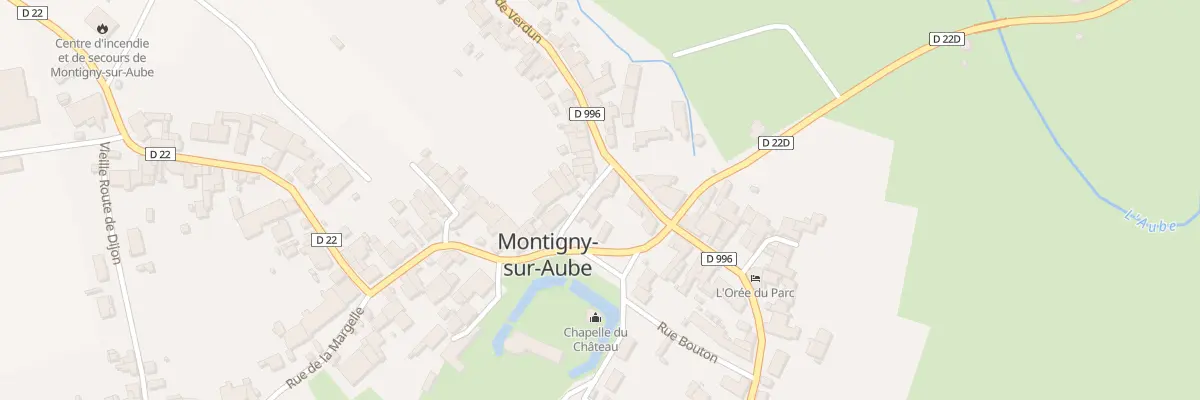Plan du 2 Rue de la Fontaine à Montigny-sur-Aube