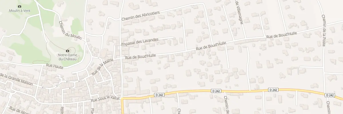 Plan du 5031 Rue de Boud’Huile à Pujaut