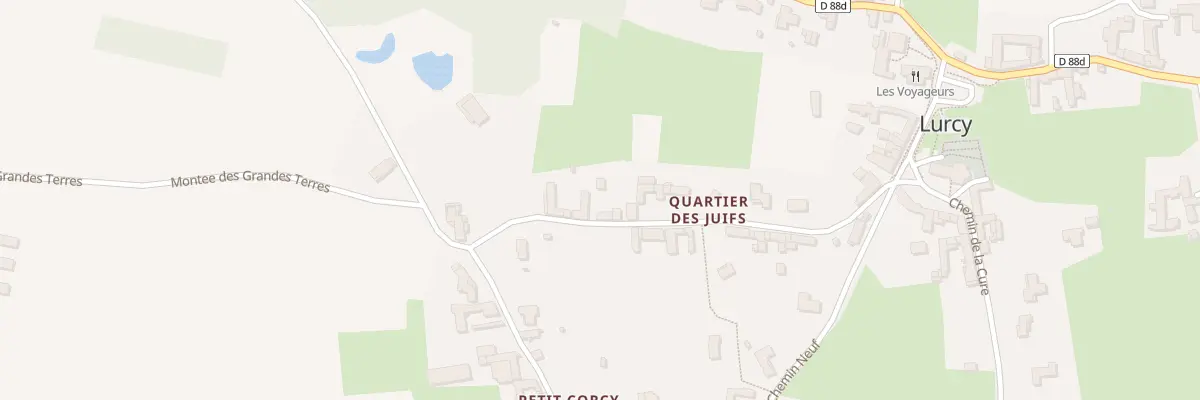 Plan du 5017 Quartier aux Juifs à Dagneux