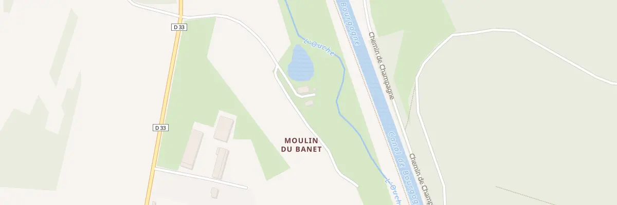 Plan du 5106 Moulin du Banet à Gissey-sur-Ouche