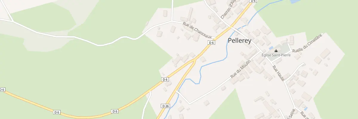 Plan du 9036 Rte de Chanceaux à Pellerey
