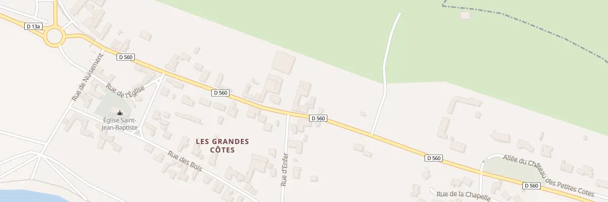 Plan du 33 Gr Grande Rue des Cotes à Sainte-Marie-du-Lac-Nuisement