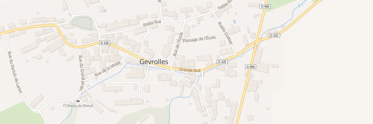 Plan du 19 Gr Grande Rue à Gevrolles