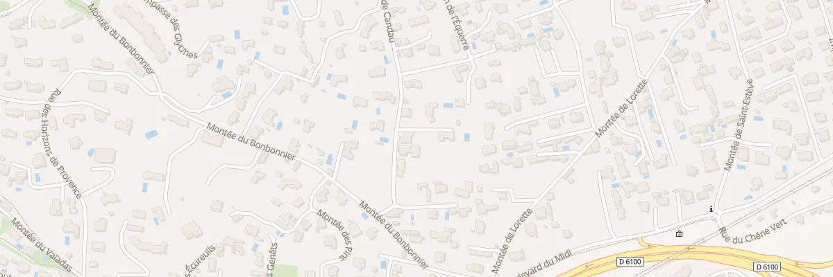 Plan du 6B Rue de Candau aux Angles