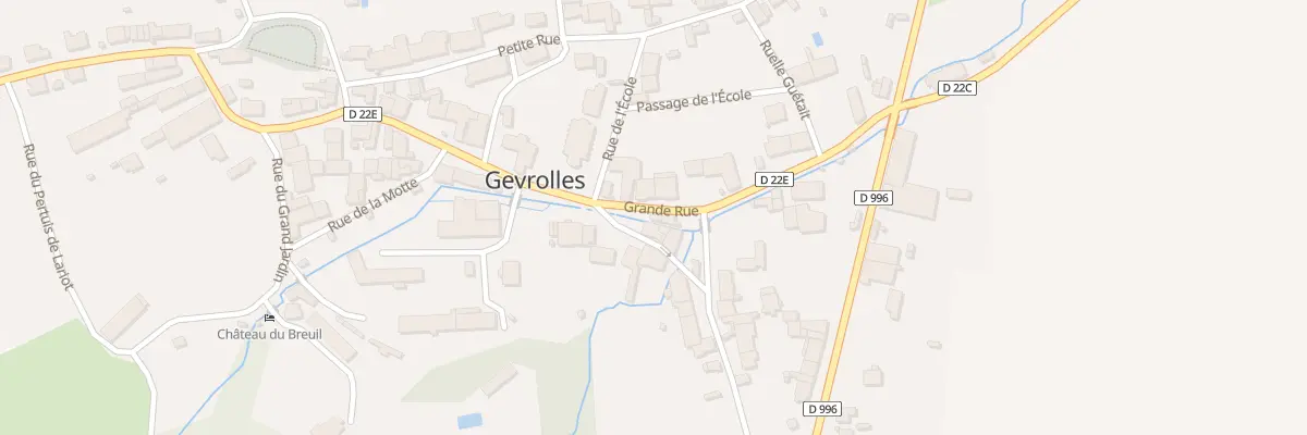 Plan du 8B Gr Grande Rue à Gevrolles