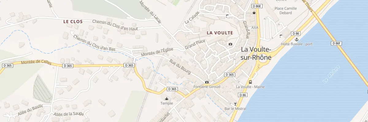 Plan du 24 Rue du Bourg à La Voulte-sur-Rhône
