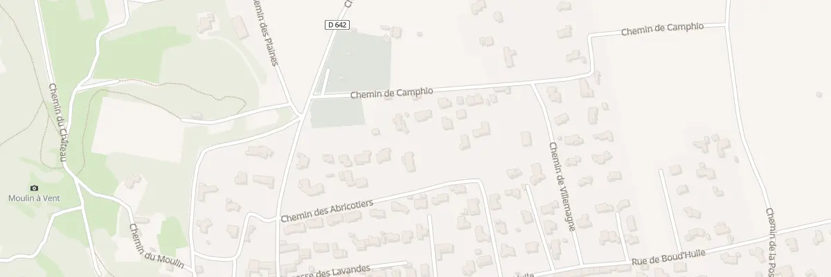 Plan du 12 Che de Camphio à Pujaut