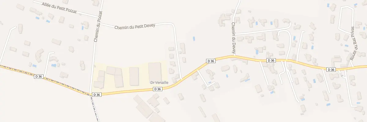 Plan du 1158 Che du Devey à Charly