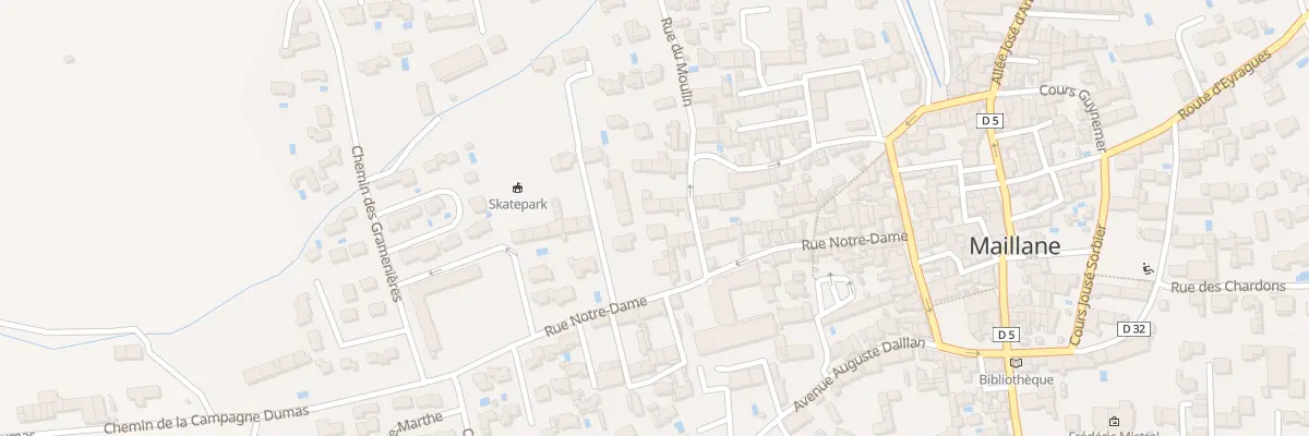 Plan du 48 Rue Notre-Dame à Maillane