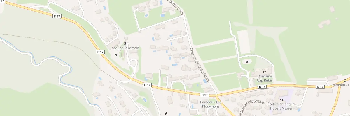 Plan du 4 Che de la Burlande à Paradou