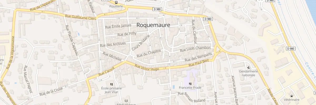 Plan du 9002 Rue du Chapitre à Roquemaure