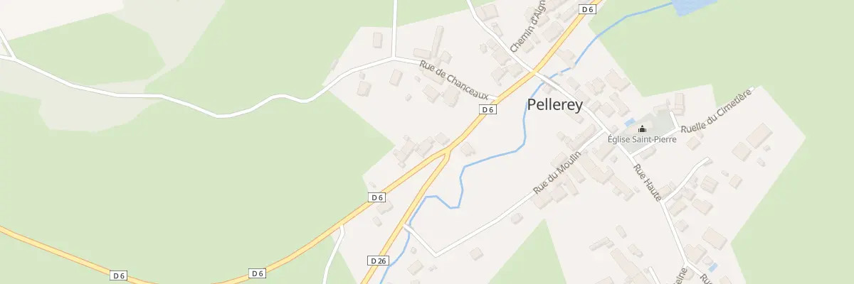 Plan du 9034 Rte de Chanceaux à Pellerey