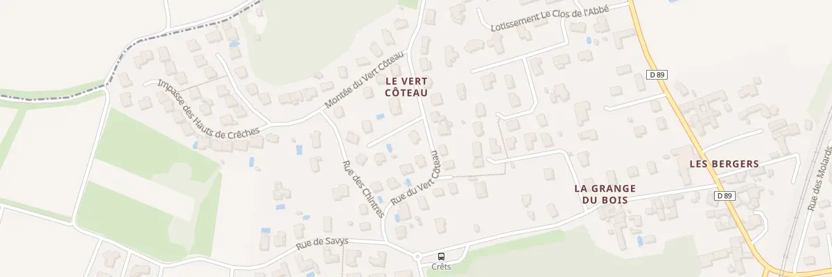 Plan du 41 Imp du Vert Coteau à Crêches-sur-Saône