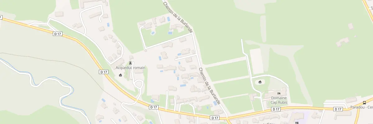 Plan du 5011A Che de la Burlande à Paradou