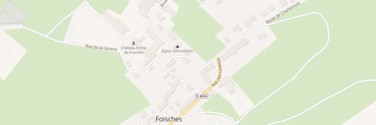 Plan du 1 Rue de l’Eglise à Foisches
