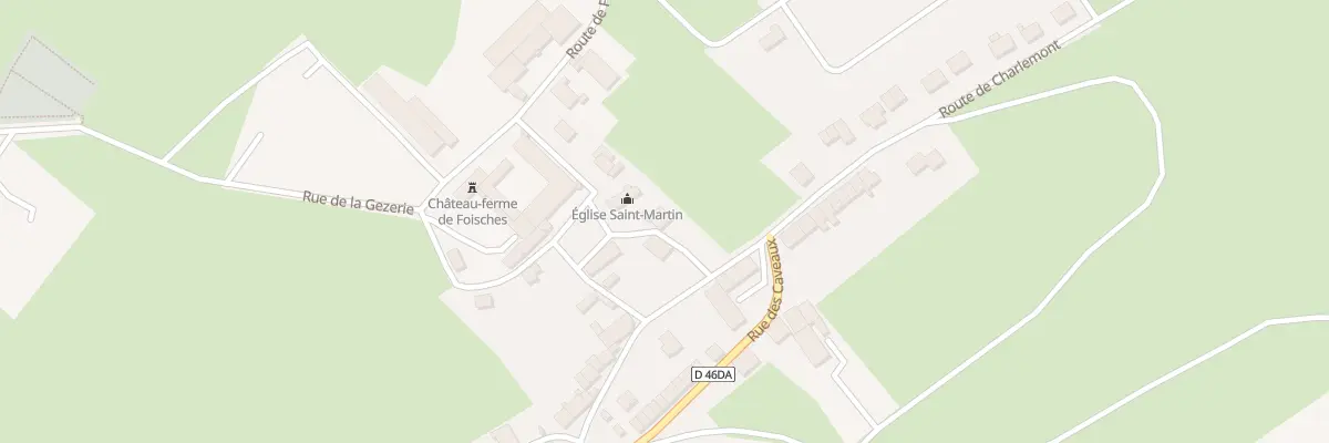 Plan du 2 Rue de l’Eglise à Foisches
