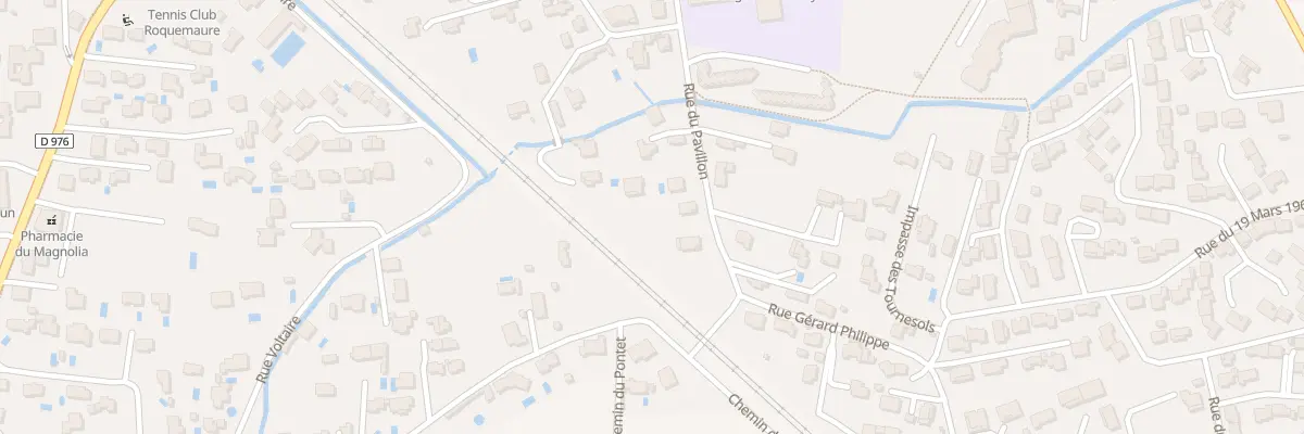 Plan du 9020 Rue du Pavillon à Roquemaure