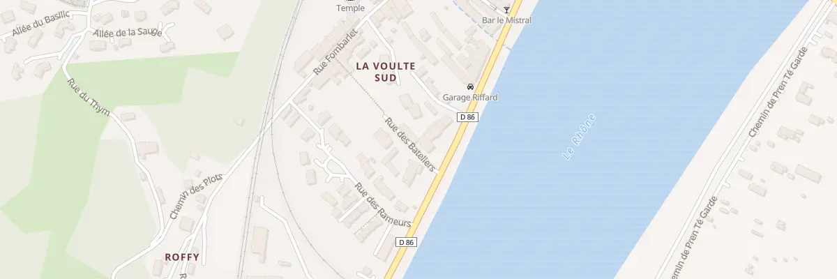 Plan du 1 Rue des Bateliers à La Voulte-sur-Rhône