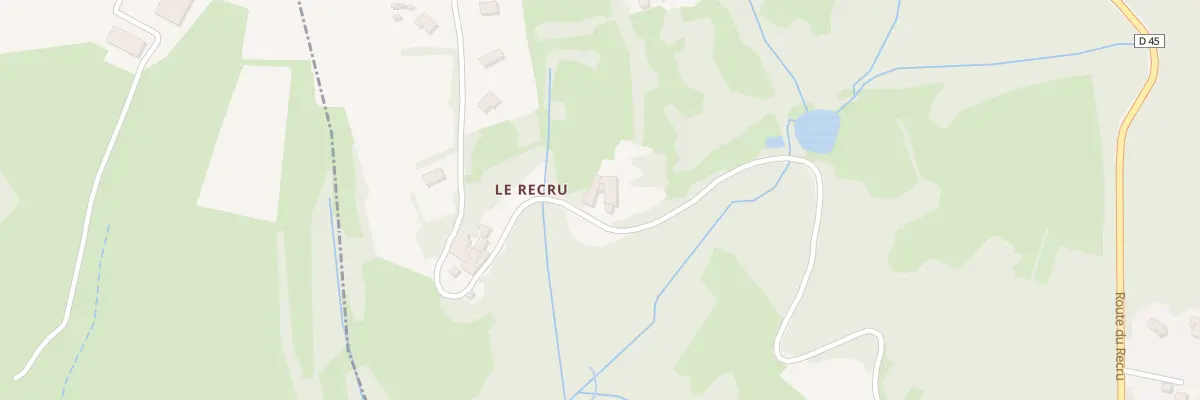 Plan du 5459 Le Recru à Ampuis