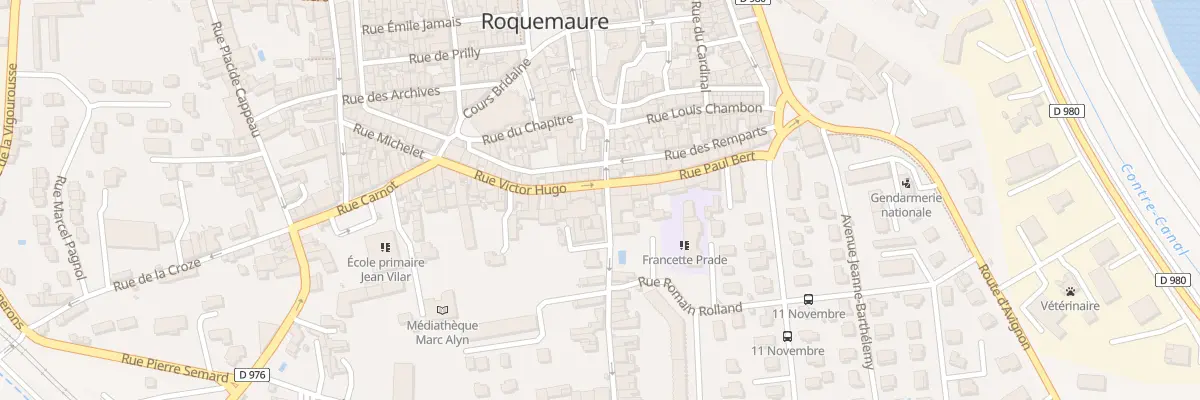 Plan du 4 Rue du Pavillon à Roquemaure