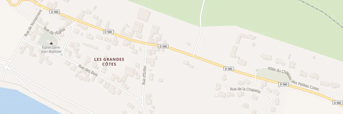 Plan du 28 Rue Grande Rue des Cotes à Sainte-Marie-du-Lac-Nuisement