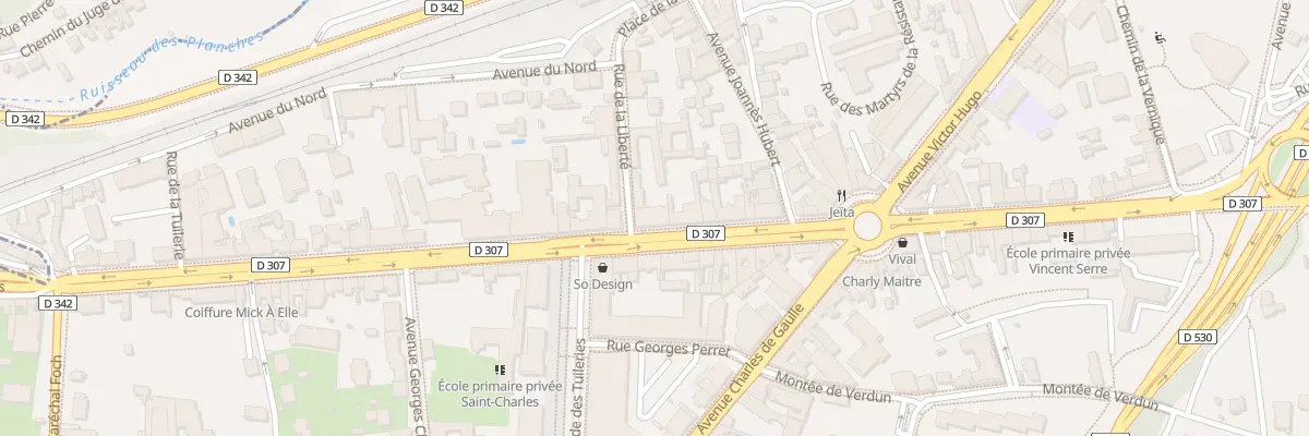 Plan du 50 Av de la République à Tassin-la-Demi-Lune