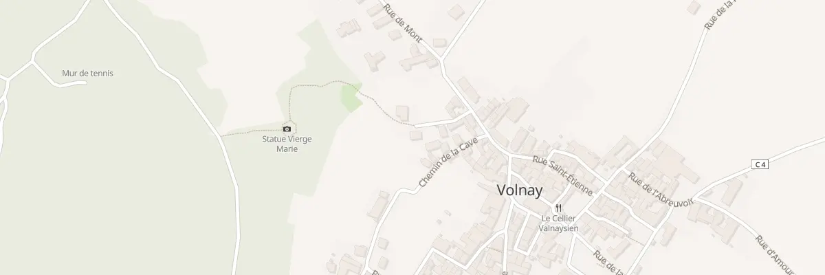 Plan du 1 Rue de Lassolle à Volnay