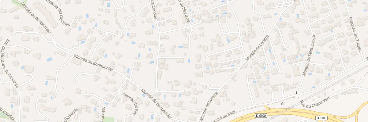 Plan du 6T Rue de Candau aux Angles