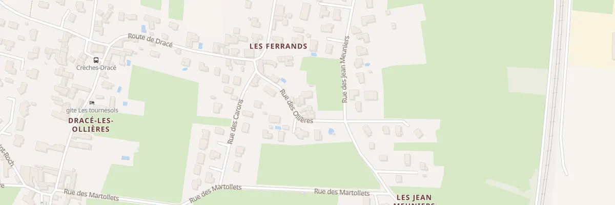 Plan du 5421 Les Ferrands à Crêches-sur-Saône