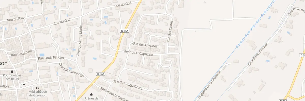 Plan du 15 Rue des Glycines à Graveson