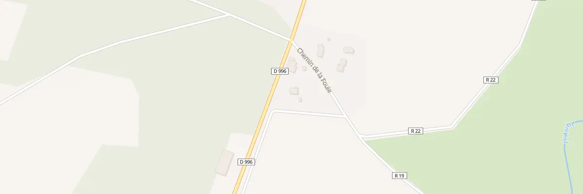 Plan du 4 Rte de la Vallée de l’Aube à Gevrolles
