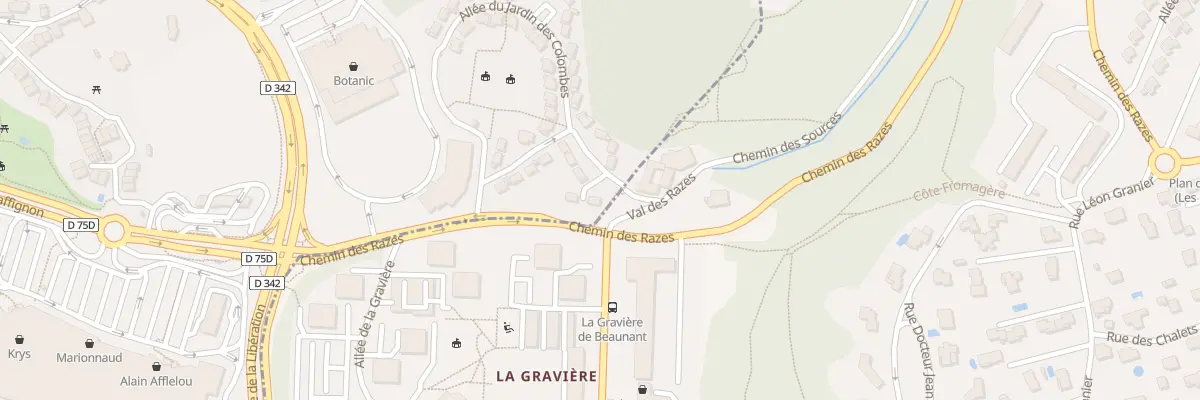 Plan du 23 All du Jardin des Colombes à Francheville