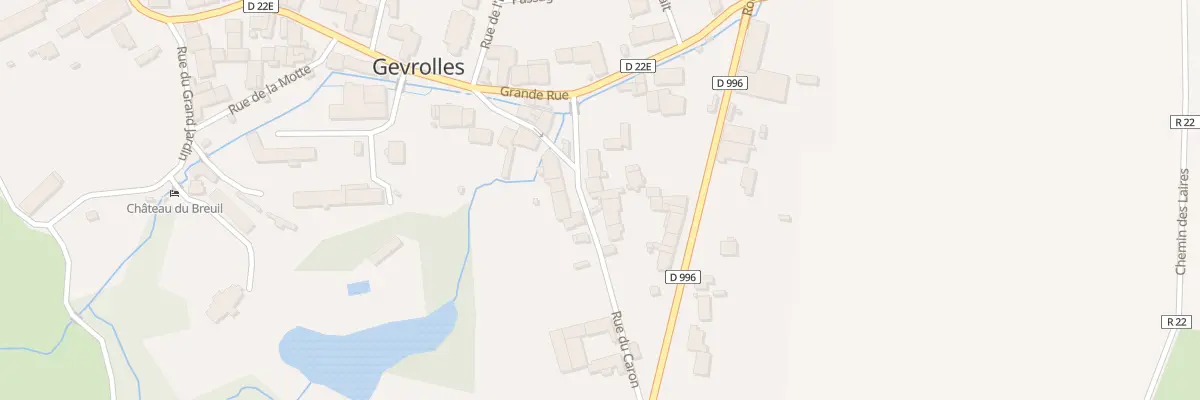 Plan du 7 Rue du Caron à Gevrolles
