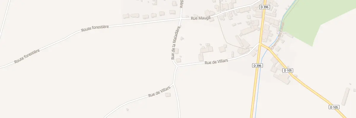 Plan du 12 Rue de Villars à Laferté-sur-Aube