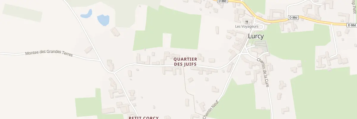Plan du 5012 Quartier aux Juifs à Lurcy