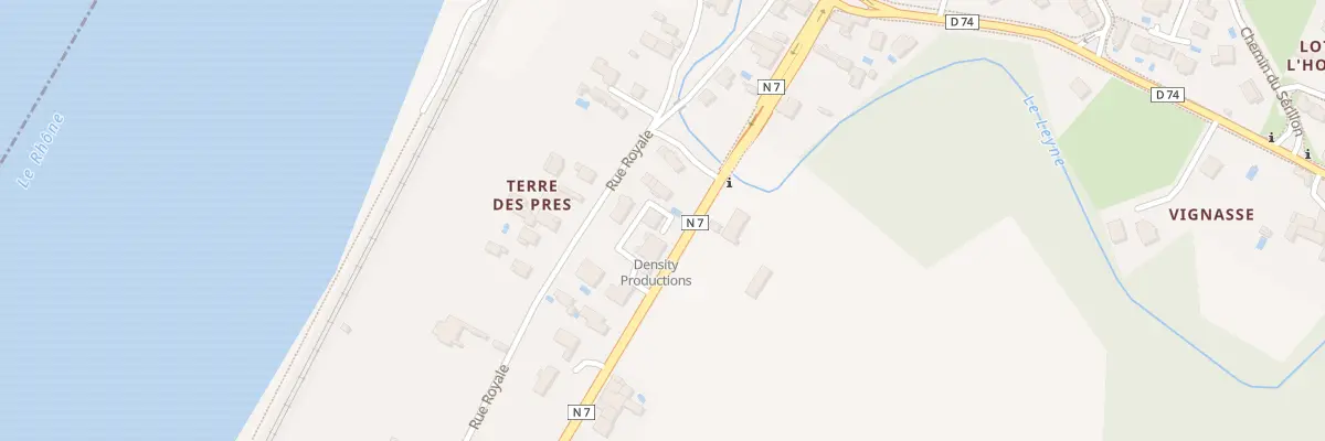 Plan du 5000 Terre des Pres à La Coucourde