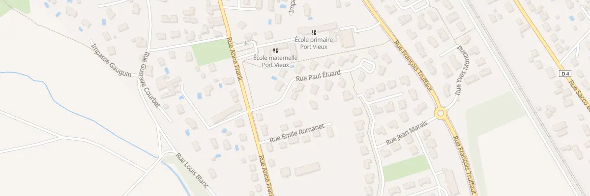 Plan du 1 Rue Paul Eluard à Saint-Maurice-l’Exil