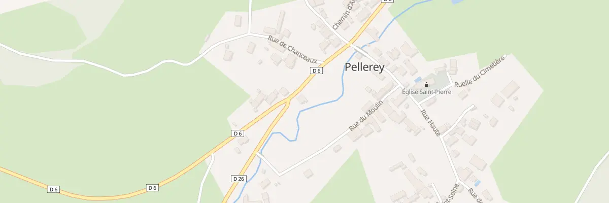 Plan du 2 Rte de Lamargelle à Pellerey