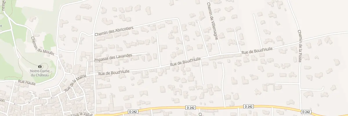 Plan du 5602 Rue de Boud’Huile à Pujaut