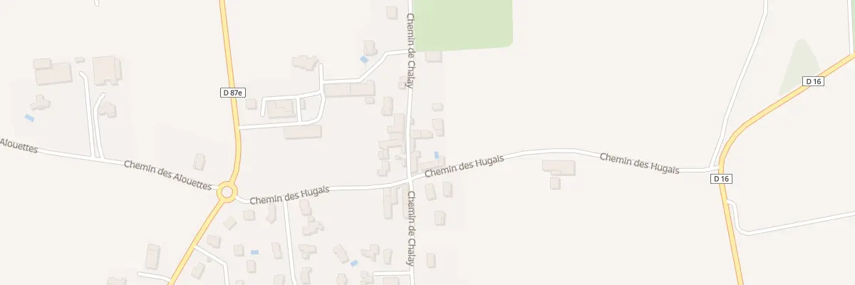 Plan du 368 Che de Chalay à Chasselay