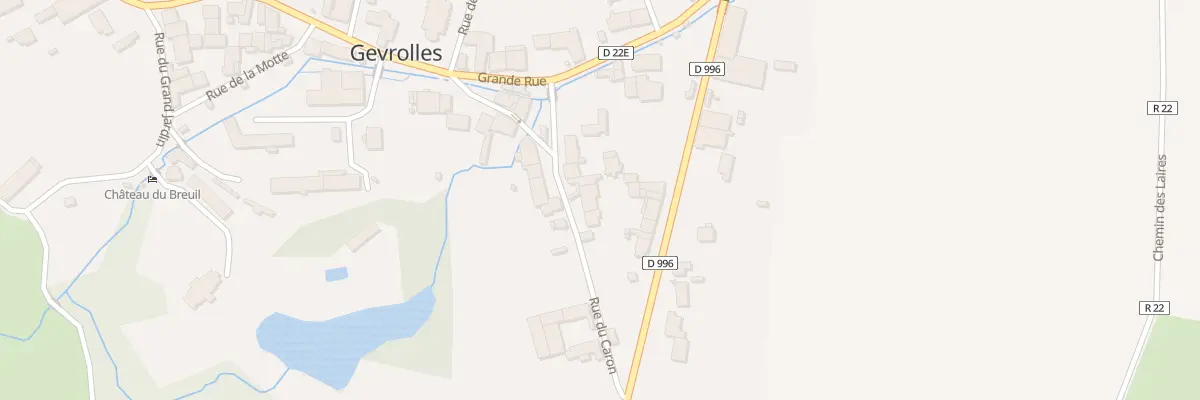 Plan du 9 Rue du Caron à Gevrolles