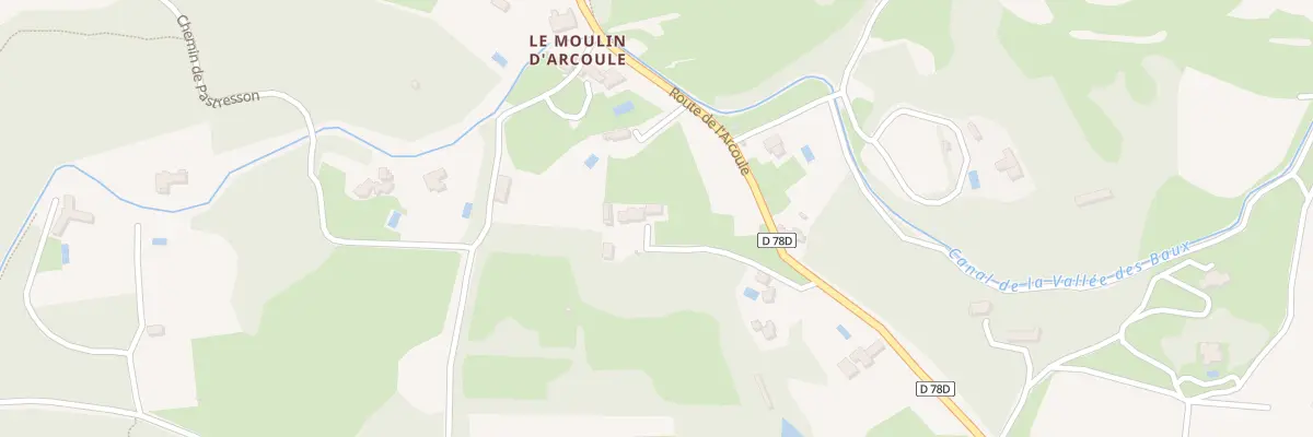 Plan du 13 Rte des Arcoules à Paradou